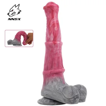 NNSX Thick Horse Animal Dildo Gory Color Large Kentucky Big Dick With Suction Cup Goods for Adults Lesbian Masturbator Sex Shop 1