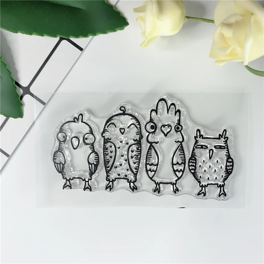 Cartoon Fish Bubble Fairy Silicone Clear Stamps DIY Scrapbooking New Card Making Craft Stamp 150