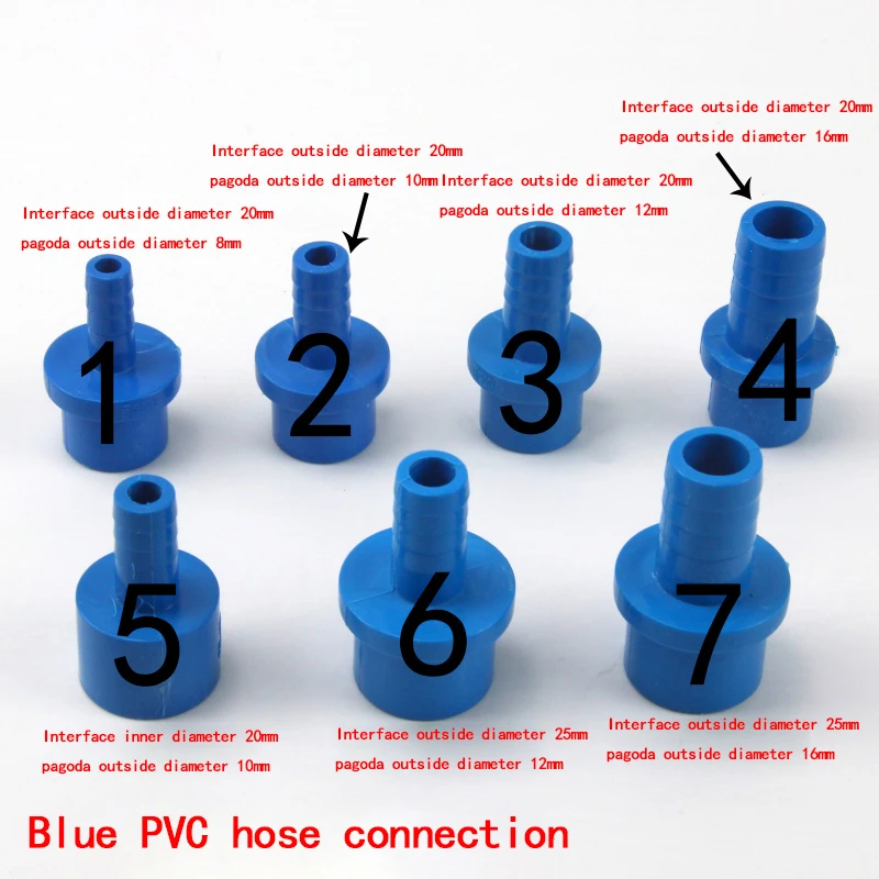 プラスチックパゴダ接続pvcパゴダダイレクトブルーパゴダ水ノズルソフトおよびハードパイプからジョイントホースへのクイック接続1個 パイプの付属機器 Aliexpress