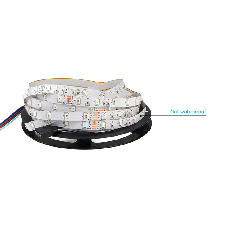 Led Lights with No Waterproof 2835 Smd Rgb Set Marquee with 24-Key Controller Decorative Lights Black Fpc Eu Plug