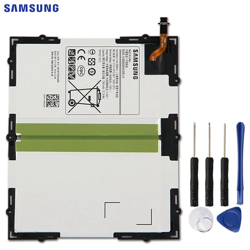 SAMSUNG Original Tablet Battery EB BT585ABE For Samsung Tab A 10.1 2016