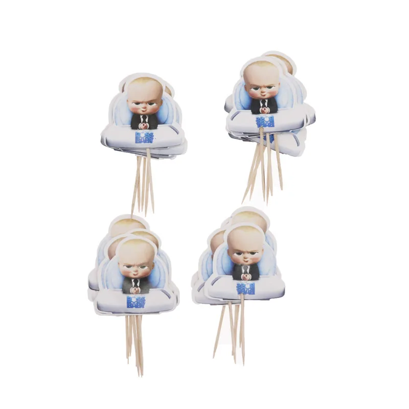 A1259 24pcs Панда Покемон тематический вечерние Топпер для торта День рождения украшения детский душ для детской вечеринки принадлежности для украшения торта инструменты - Цвет: A1259 24pcs