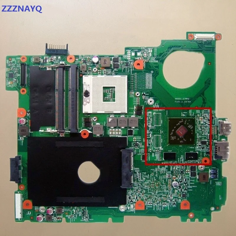 ZZZNAYQ материнская плата для ноутбука CN-0NKC7K для DELL Inspiron N5110 материнская плата DDR3 с 4 чип VGA полностью протестирована