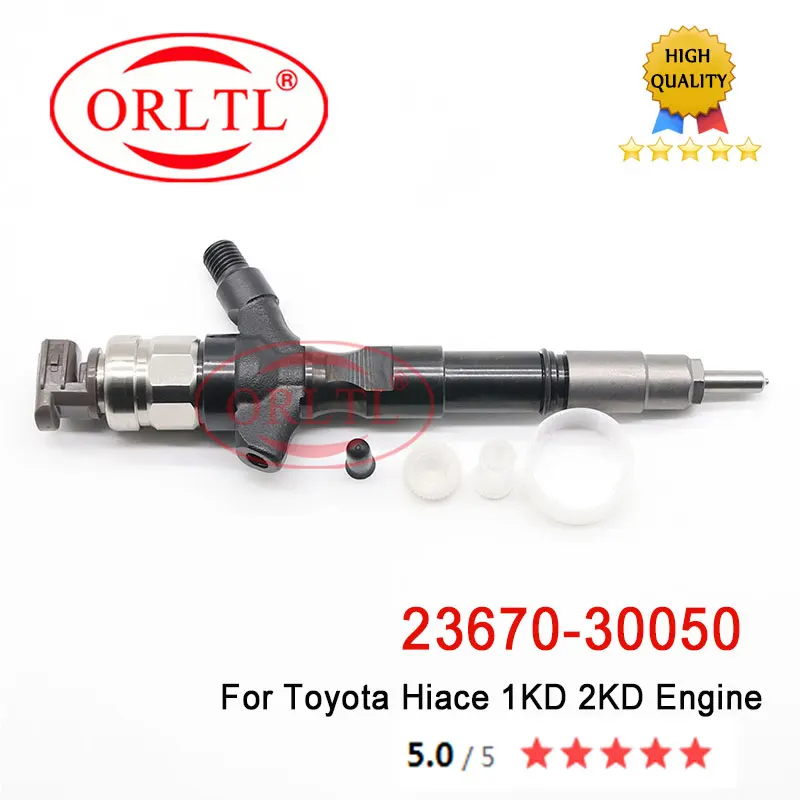 US $125.90 ORLTL Common Rail Fuel Injector Nozzle 2367030050 0950005880 0950005881 2367039095 2367039096 For Denso Toyota 1KD