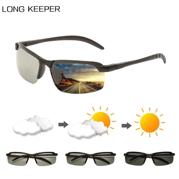 

New Classic Photochromic Men Brand Designer Chameleon Outdoor Driving Safty Sun glasses Male Change Color Goggles UV400 oculos