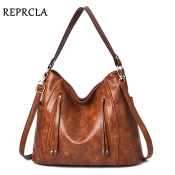 

REPRCLA 2020 Autumn and Winter Women Bag Luxury Handbag Designer Shoulder Bag Big Fashion Crossbody Bags PU Leather Bolsa