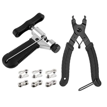 

Bike Link Plier+Chain Breaker Splitter+ Bicycle Missing Link, for 6/7/8/9/10 Speed Bike Chain Repair Tool Kit