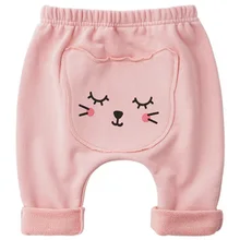 Хлопковые Штаны для маленьких мальчиков, большие штаны, Свободные повседневные штаны с высокой эластичной резинкой на талии, Осенние штаны для мальчиков