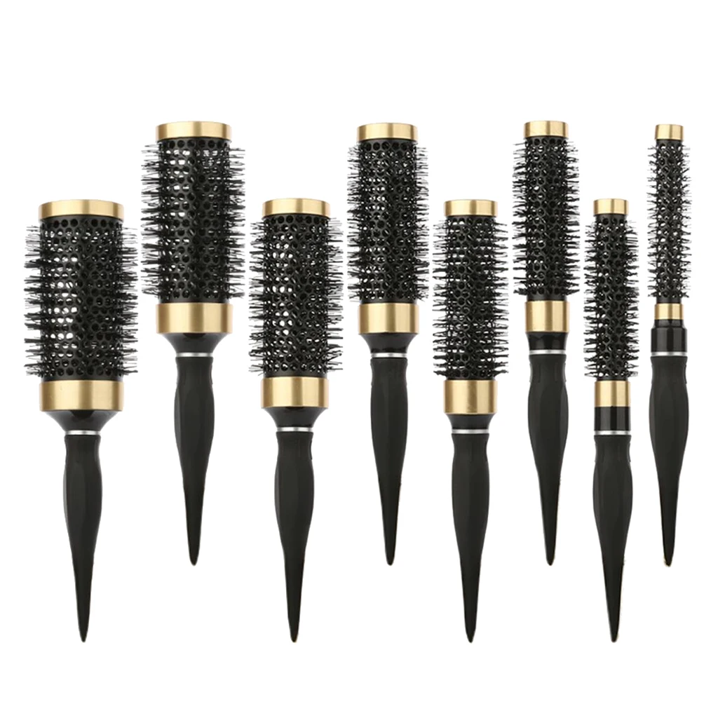 Hair Styling Brush Anti-Static Ceramic Round for Blow Drying Silky Smooth Hair High Temperature Resistant Round Comb