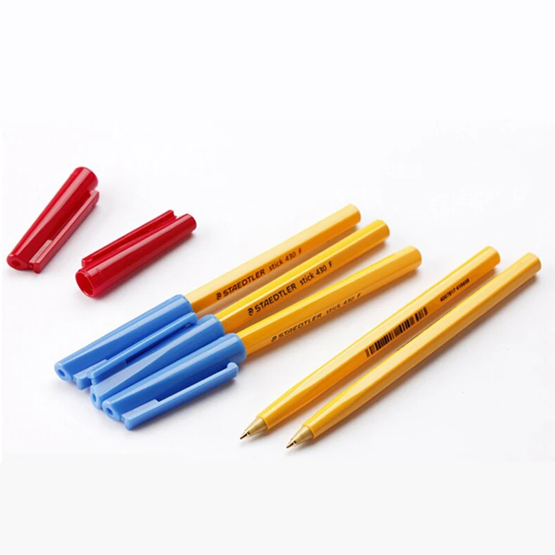 Шариковая ручка Staedtler Stick 430 M 0 7 мм 10 шт./лот красная синяя черная для обуви и
