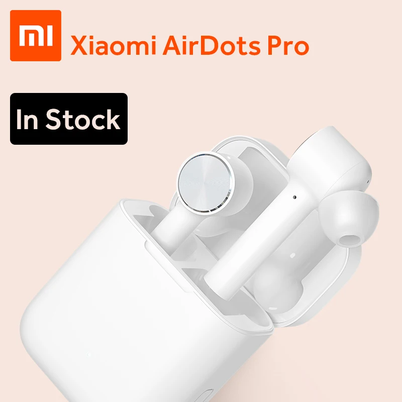 

Xiaomi Airdots Pro Mi Air TWS Wireless Earphone Bluetooth Headset ANC Noice Cancelling Switch Auto Pause Tap Control For Phone