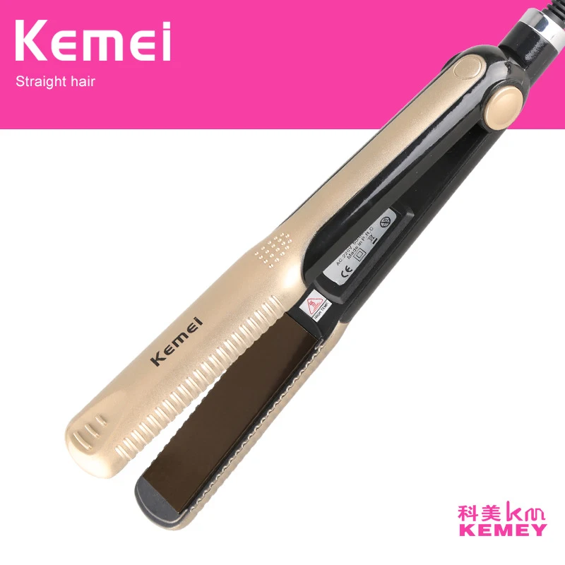 KEMEI выпрямители для волос, электрический выпрямитель для волос, быстрый нагрев, плоский утюг, женские Многофункциональные Инструменты для укладки волос, KM-327