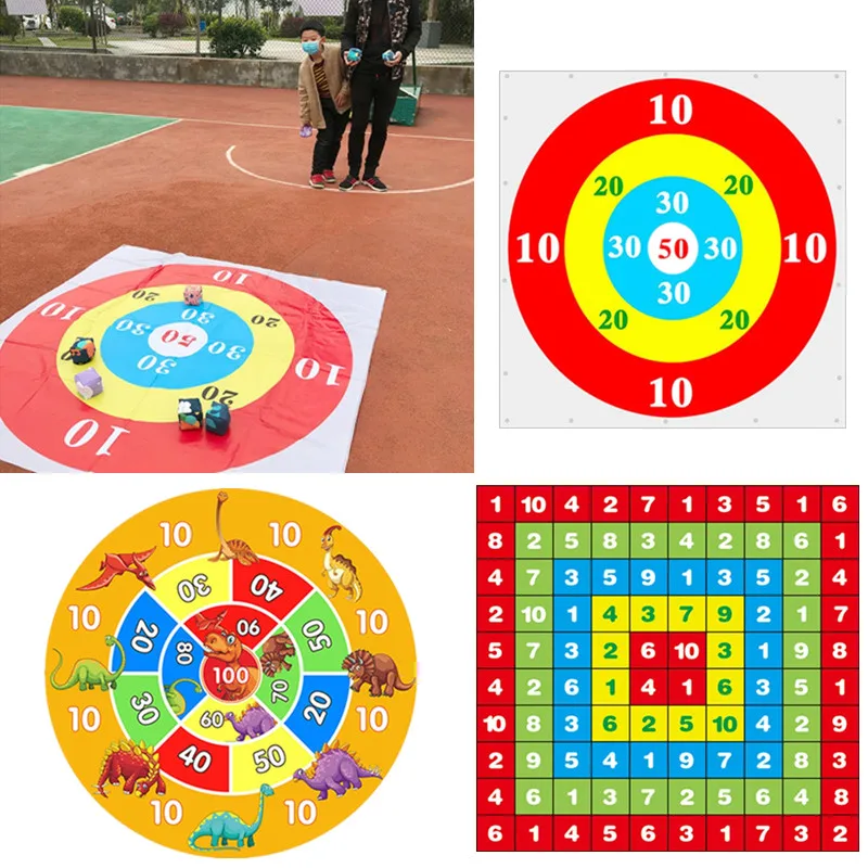 

1.5/2 Meter Kindergarten Kids Outdoor Sandbag Throwing Digital Dart Board Playing Disc Game Target Parent-child Interactive Game