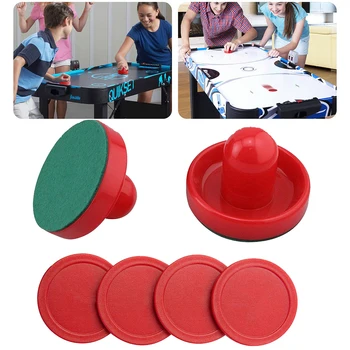 

8pcs/Set Air Hockey Set Home Table Game Replacement Accessories Pucks Pushers Kit Replacement Parts