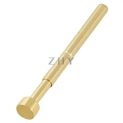 

100Pcs 4mm Flat Tip 33.85mm Length Spring Test Probe Pin