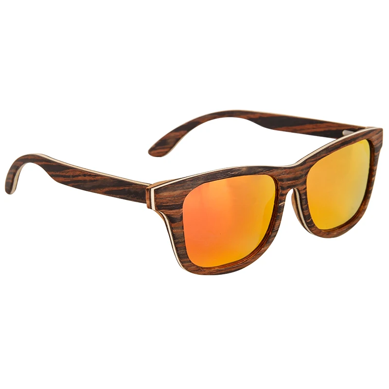 new bamboo and wood glasses, black walnut, pressed into uv sunglasses for men and women