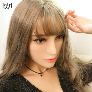 

Lifelike Permanent Makeup Female Half Face Mask Crossdresser Silicone Headgear Transgender Cosplay Dragqueen