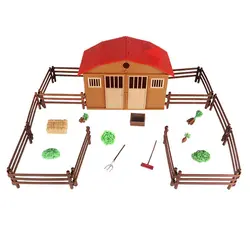 Игрушечный набор с искусственным песком, сцена, модель фермы, ранчо