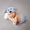 Crothet-Accesorios de fotografía recién nacido, accesorios de punto de fotografía para bebés, niños niñas disfraces, fotografía para recién nacido, modelo opcional 42 ► Foto 2/6