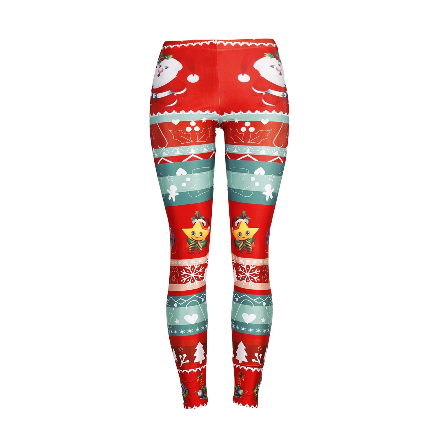 Рождественский костюм новые женские брюки с принтом женские Pantalon женские брюки женские леггинсы размера плюс камуфляжные брюки Roupas - Цвет: SKDK073