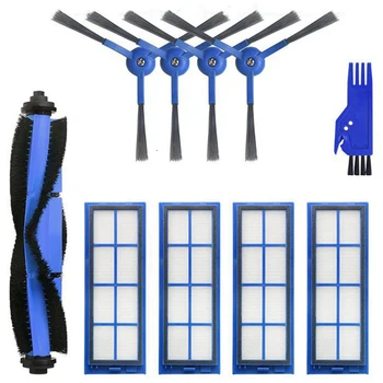 

SANQ 10Pcs/Set Side Brush Filter Roller Brush Mop Cloths for Eufy RoboVac L70 er Robot Vacuum Cleaner Accessories