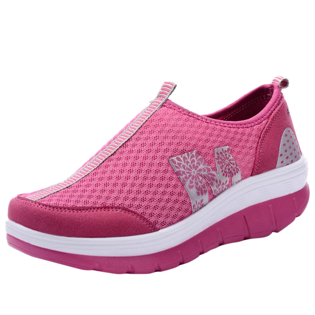 

SAGACE 2019 Sneakers Women Mesh Dad Shoe Breathable Platform Shoes Shake Matching Steps Sneakers Chaussures