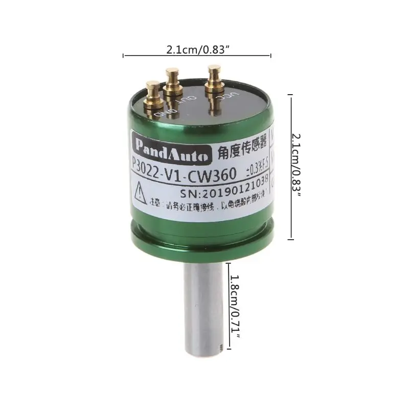 193F Effect Potentiometer Analog Transducer Rotation Displacement Non Contact Instrument 5V