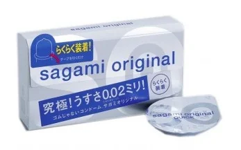 Ультратонкие презервативы Sagami Original 0.02 Quick - 6 шт. | Красота и здоровье