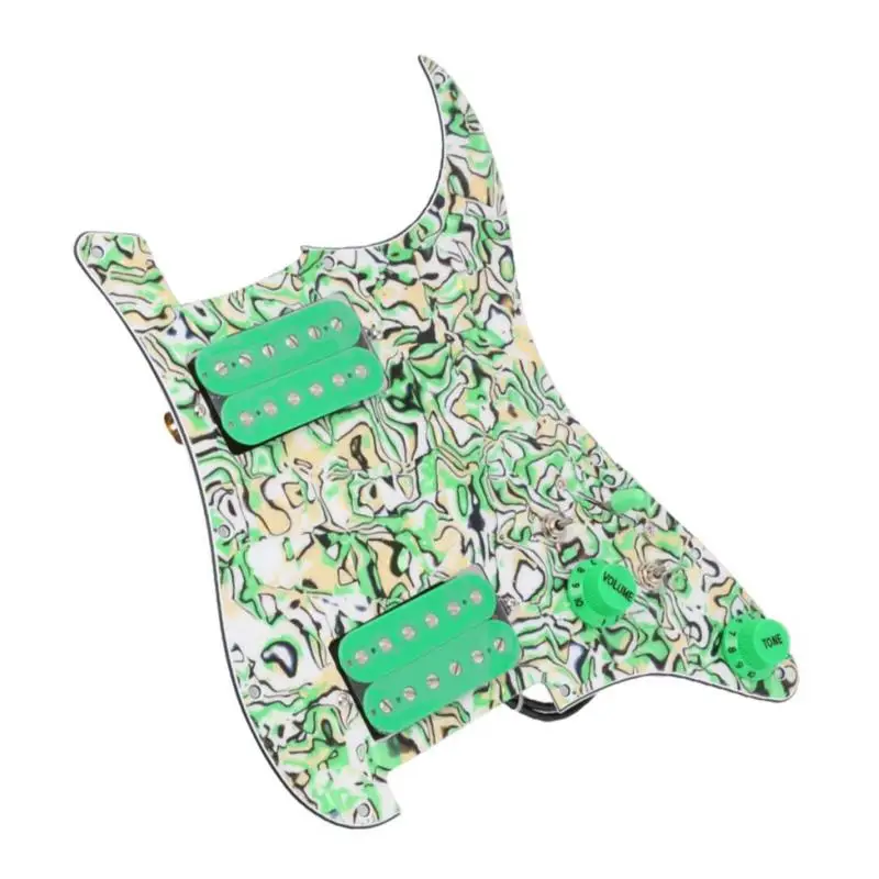 Загруженные Pickguard HH Наборы двойной Хамбакеры для ST гитары замены
