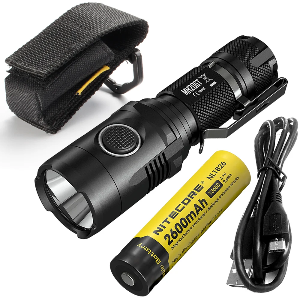 ~ Распродажа NITECORE MH20GT BOXSET 1000 люмен светодиодный фонарик водонепроницаемый USB