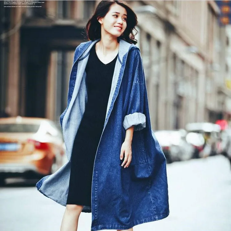 Новинка весна-осень 2019 Европейское и американское повседневное Свободное пальто