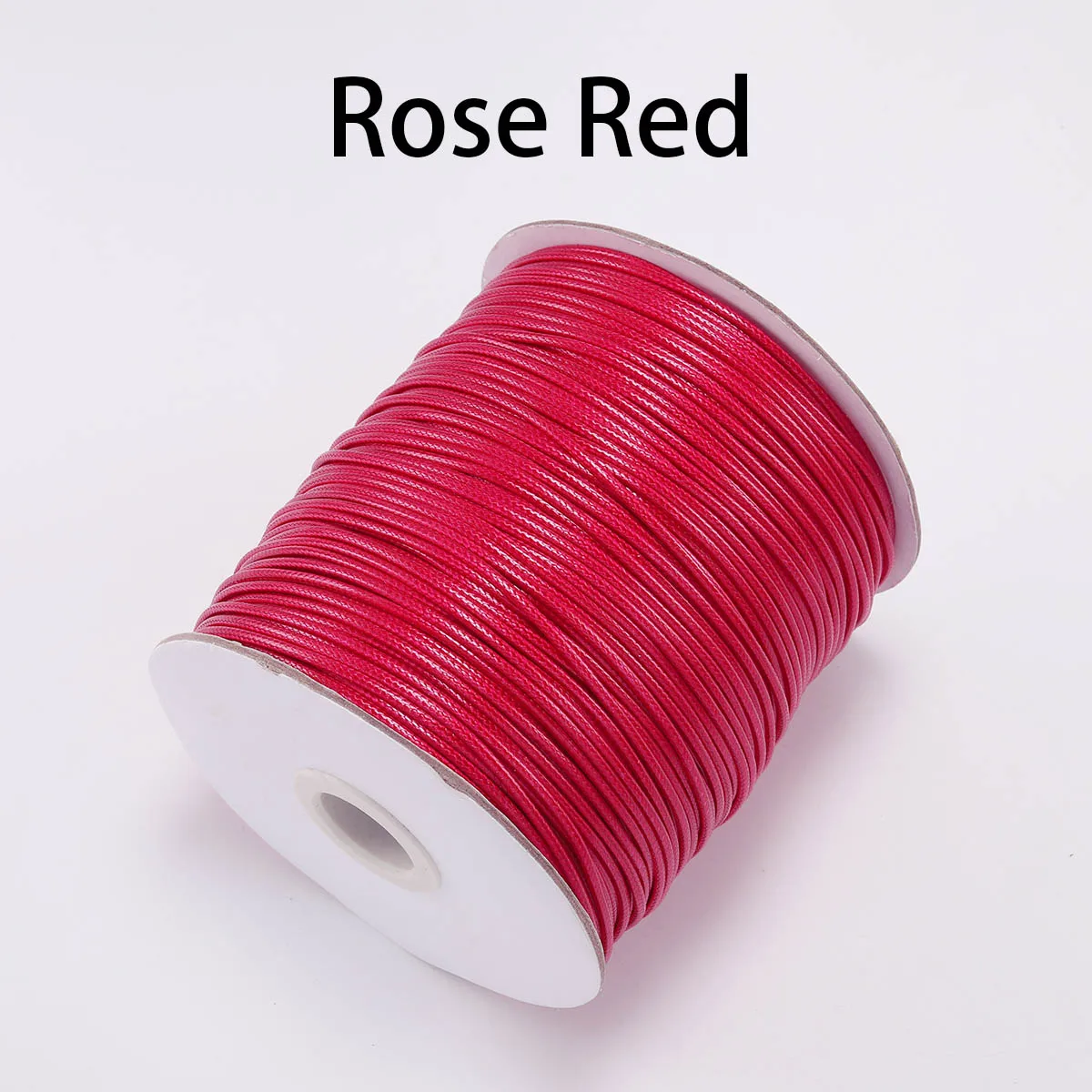 10m/lot 22 Color Leather Line Waxed Cord Cotton Thread String Strap Necklace Rope For Jewelry Making DIY Bracelet Supplies - Цвет: Rose Red