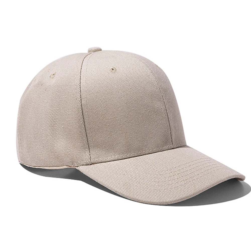 Унисекс модная бейсболка Мужская женская летняя шляпа хип-хоп Регулируемая черно-Розовая белая кепка уличная альпинистская бейсболка - Цвет: beige