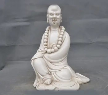

wedding decoration Old Tibetan Buddhism Dehua porcelain Arhat Damo Bodhidharma Dharma Buddha Statue