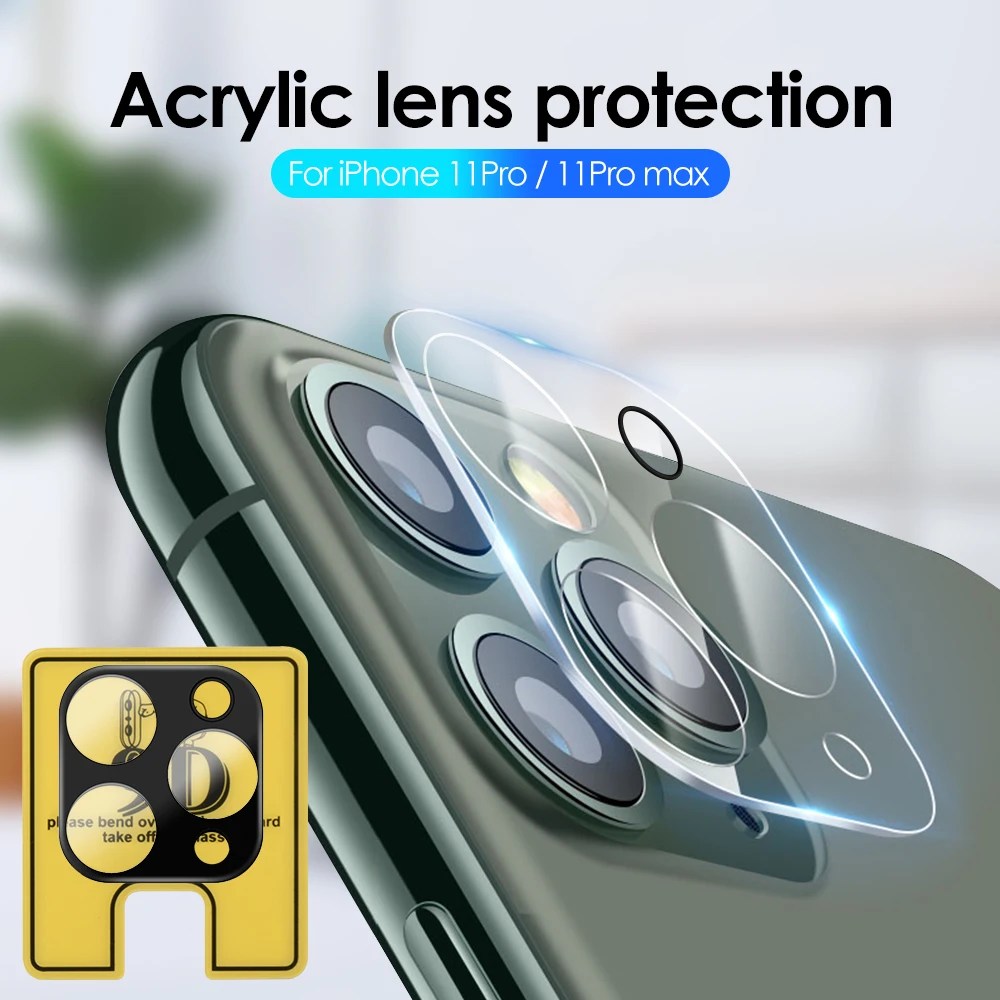 

For iPhone 11 Pro Max Hard Acrylic Lens Protective Scratchproof Films For iPhone 11 11Pro Ultra-thin Back Camera Film