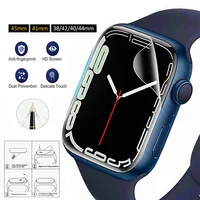 Film protecteur d'écran HD pour Apple Watch, housse de protection transparente pour Apple Watch Series 9, 8, 7, 45mm, 41mm, protection 4