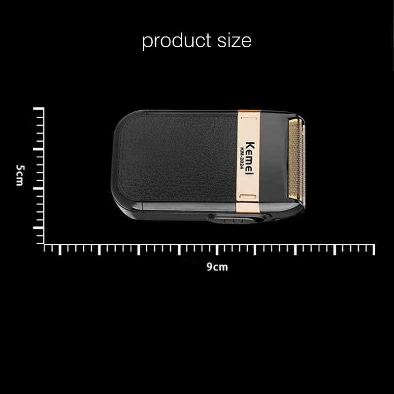 오리지널 케메이 강력 충전식 전기 면도기 남성용 대머리 면도기 세척 가능 전기 면도기 습식 건식