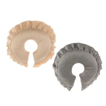 

2 Pcs Beauty Salon SPA Massage Table U-Shaped Head and Neck Pillow Nap Pillow Neck Head Cushion Pad