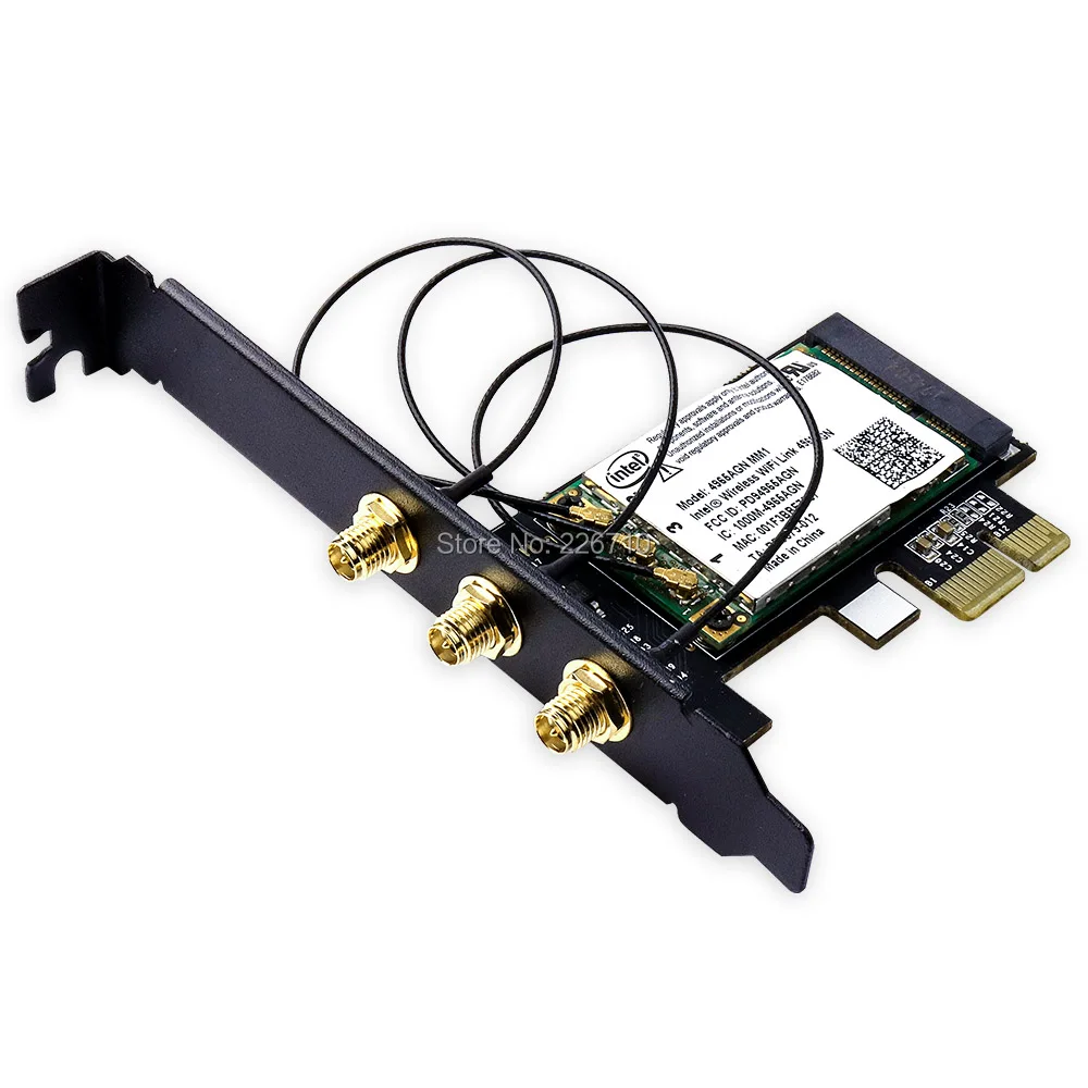 Компьютерный адаптер Link 4965AGN 300M PCI E 1X 16X 2 4/5 ГГц INTEL 4965 Wi Fi WLAN карта беспроводного