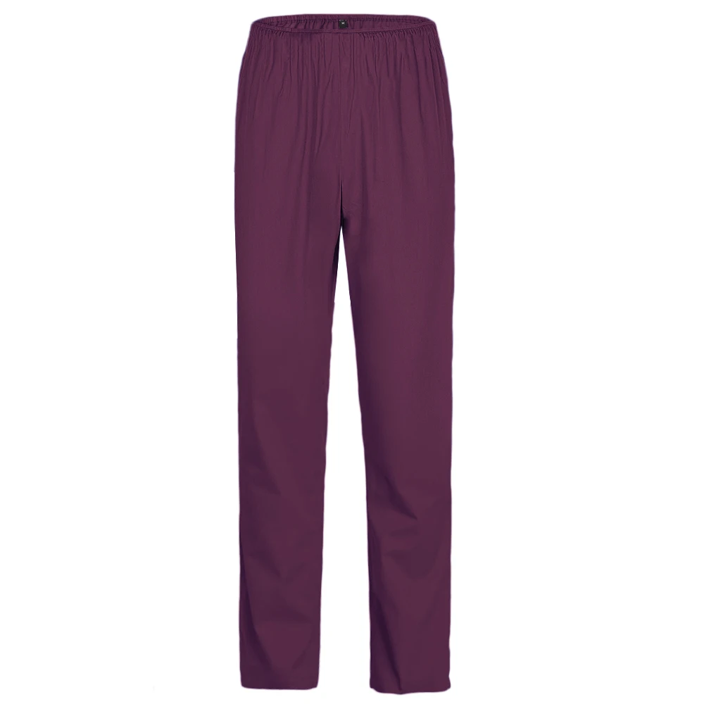 New High Quality Spandex Stretch Solid Color Work Pants Doctor Nurse Uniform Pants Dental Care Scrub SPA Care Scrub