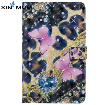 

3D Case for iPad Case 7th Generation 10.2 2019 Effect Cute Butterfly Flower Girl Cover for iPad Air 3 Pro 10.5 Case Gift Film