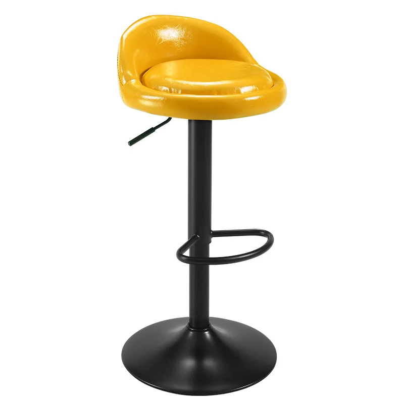 Simple Bar Chair Can Be Raised And Lowered Rotating Front Desk Fashion High Stool Cosmetics Counter Mall |