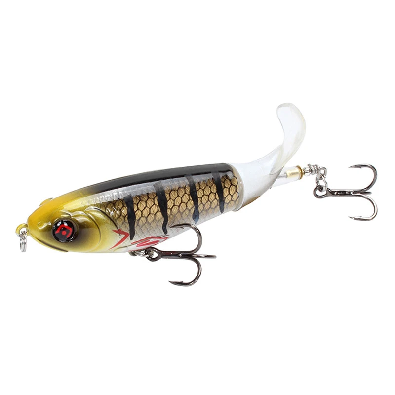8 шт./лот Whopper Plopper рыболовные приманки 10 см 17 г Topwater приманка-Карандаш воблер isca, искусственный мягкий вращающийся хвост рыболовные снасти