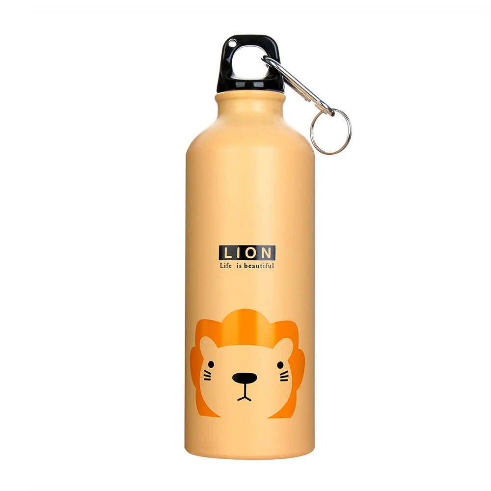 3 500ml Portable Cute Water Blttle Lovely Animals Outdoor Sports Cycling Camping Hiking Bicycle School Kids Water Bottle - Цвет: 3