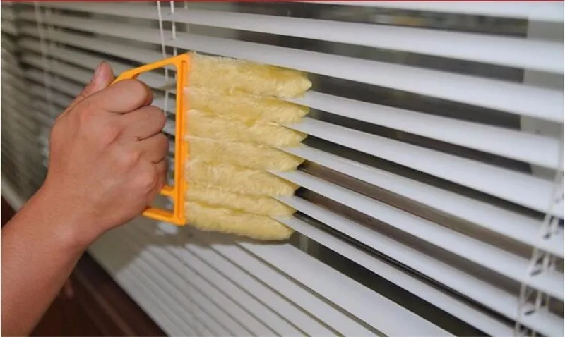 Useful Microfiber Window Cleaning Brush Air Conditioner Duster Cleaner Tools Window Shutter Cleaning Brush Tool