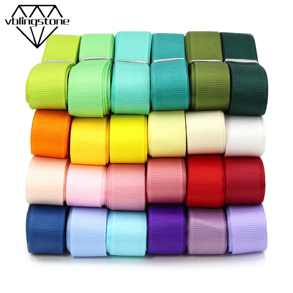 5 м/лот 38 Цвета плотная Grosgrain ленты для ремесла твердой Цвет лента подарок Обёрточная бумага ручной работы сделай сам DIY бигуди для волос луки 6/10/15/20/25/38 мм лента