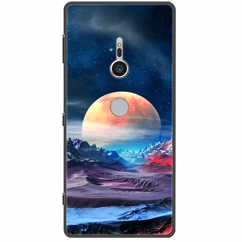 Chic Abstract Design Shockproof Black Silicone Case