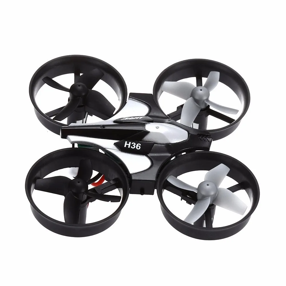 JJRC H36 RC Квадрокоптер 2,4 GHz 4CH 6 Axis Gyro Дроны с безголовым режимом переключатель скорости 360 градусов флип Летающий вертолет RTF Дрон