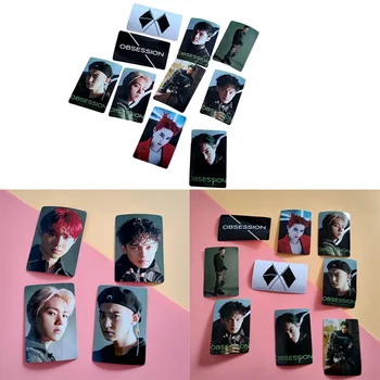 

10Pcs/Set EXO Gift New Album Photocard Photo Card PVC Crystal Card Stickers For Bus Student Card