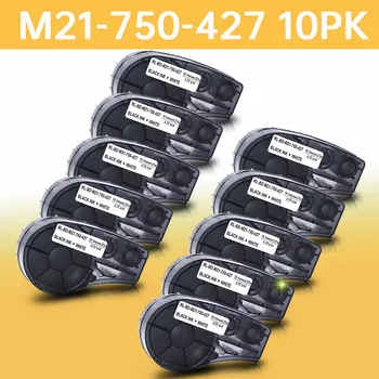 

Self-Lam Vinyl M21-750-427 Translucent Tape Black on White 19.1mm Compatible for Brady BMP21-PLUS BMP21-LAB IDPAL Label Maker